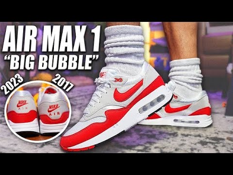 Air Max 1 86 Big Bubble Obsidian 2023 On Feet Review 