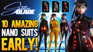 Stellar Blade  The Best EARLY Nano Suits & How To Get Them All! (Tips & Tricks Stellar Blade)