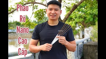 phao câu rô chép diếc, phao nano chuyên rô sơn nano toàn thân cao cấp