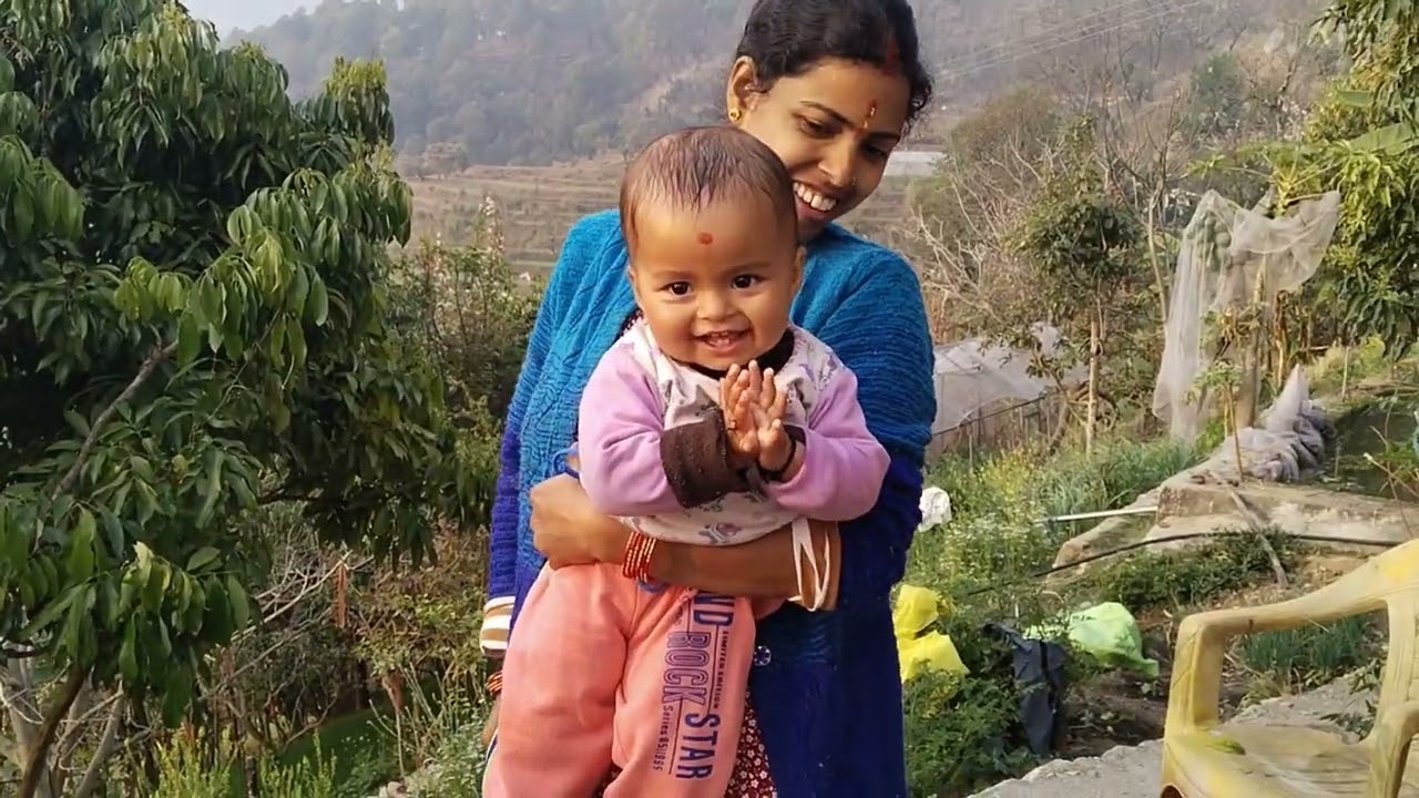 आज दाम्पत्य टीके के साथ होली समापन दिनचर्या के साथ गांव पहाड़ से 