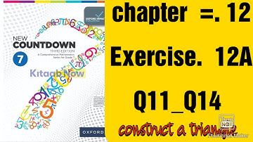 oxford new countdown book 7 third edition || chapter 12 || Exercise 12A || Q11_Q14 solved