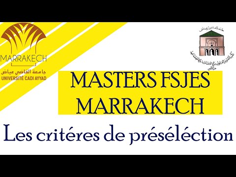 ها كيفاش نحسب Note de dossier du master FSJES Marrakech