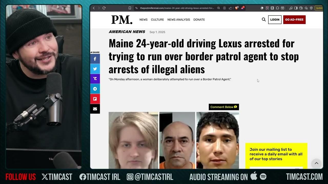 Anti Trump Judge RELEASES Woman Who Threatened Trump, Woman Tries ENDING CBP Agent | Tim Pool