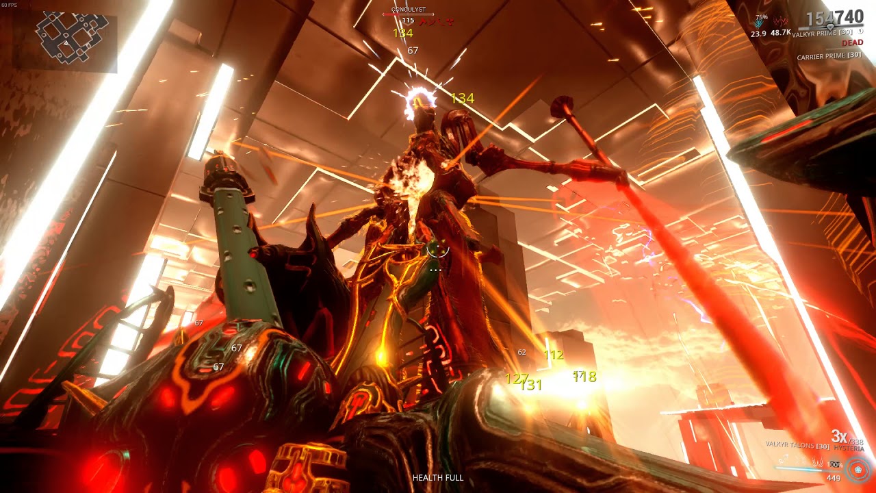 Warframe 10 lvl 115 Conculyst vs. Valkyr Prime