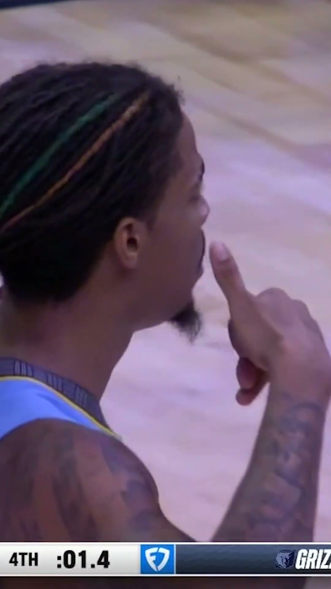 Ja Morant with the TOUGH floater to force OT ?