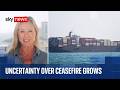 Fresh doubts over US-Iran ceasefire following reports of strikes on vessels in Strait of Hormuz