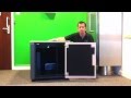 Demonstration of quiet server cabinet - Netshelter CX Mini & a Radio Demonstration of quiet server cabinet - Netshelter CX Mini & a Radio
