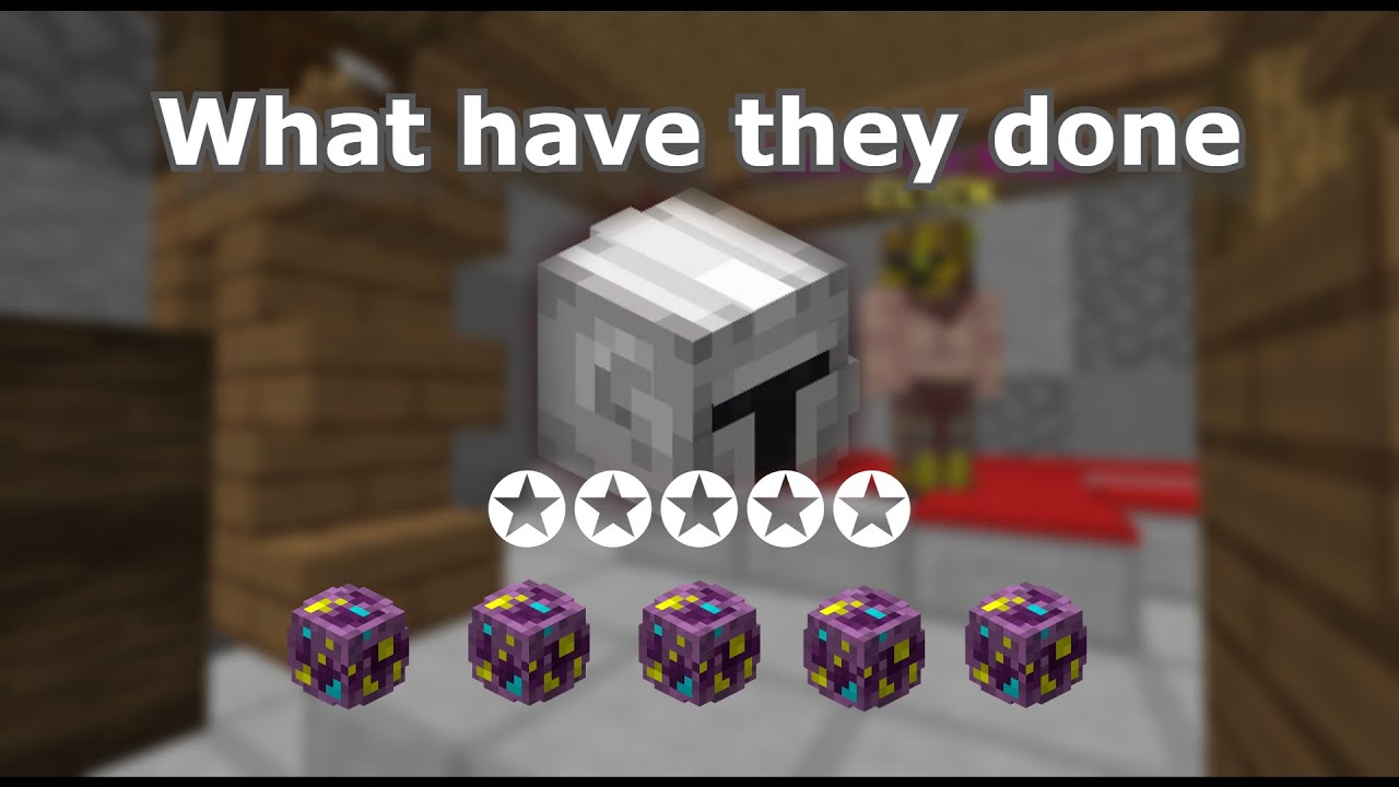 What have they done this time Warden Helmet (Hypixel Skyblock) YouTube