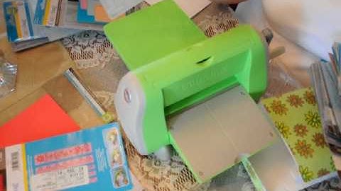 Cuttlebug Machine and my thoughts....