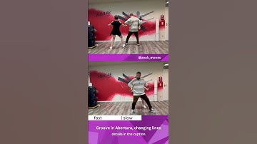 Groove in Abertura with changing lines (@zouk_moves - Brazilian Zouk Moves Glossary)