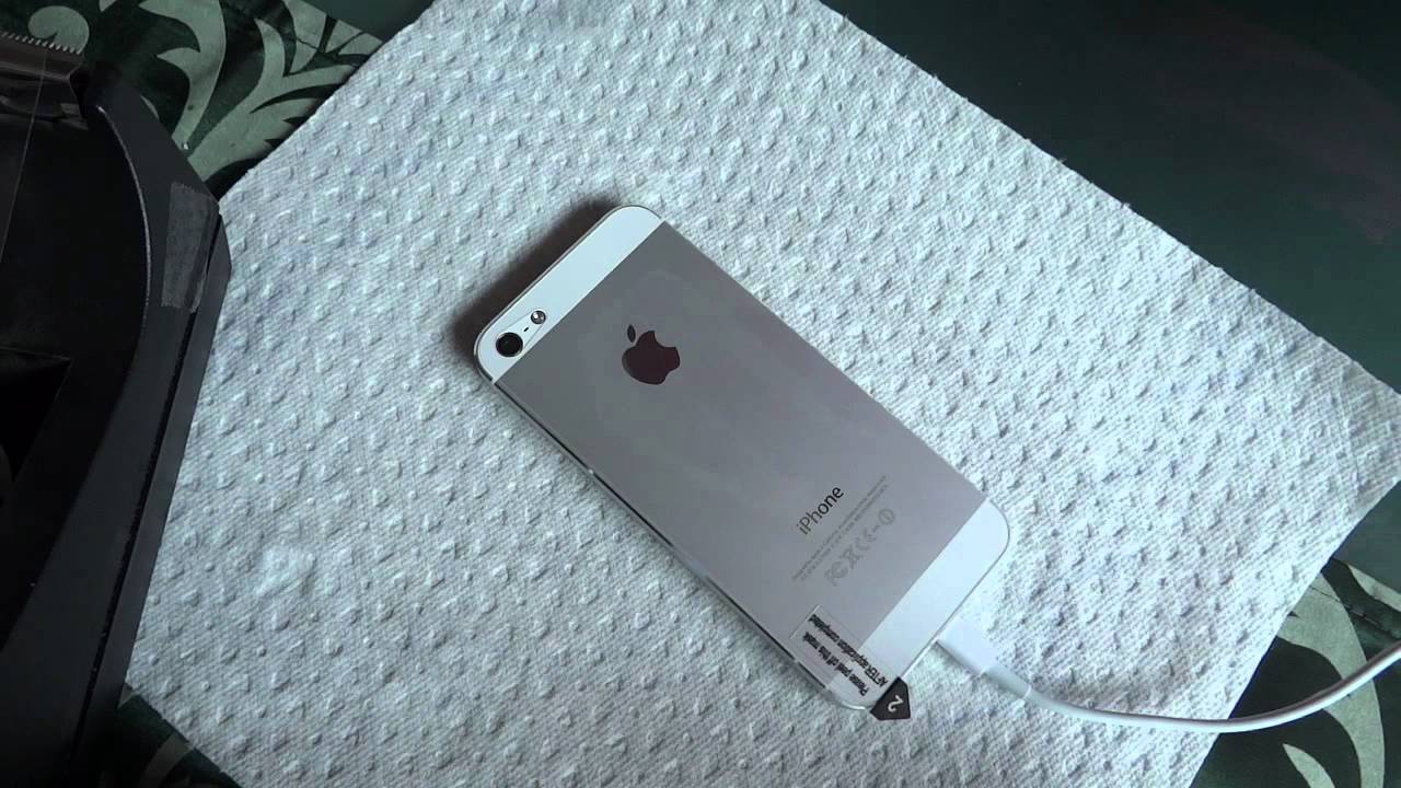 Apple iphone 5 perfect backside protection shield / how to / folie ...