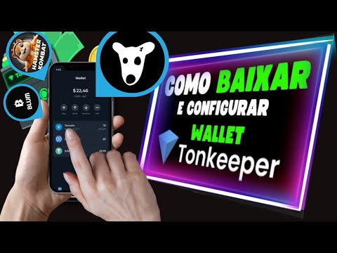 COMO BAIXAR E CONFIGURAR WALLET TONKEEPER [REDE TON] - TUTORIAL 2024