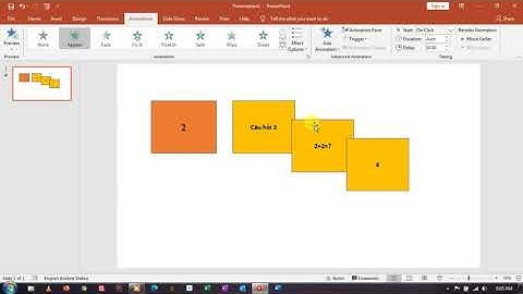 PowerPoint Tạo Hiệu Ứng Chữ Xuất Hiện Và Biến Mất | Hướng Dẫn Sử Dụng Animations