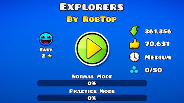 "Explorers" By: RobTop (April Fools Day) | Geometry Dash 2.2