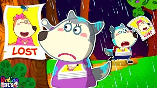 картинка: Ой-ой! Люси потерялась | Учим правила безопасности для детей | Wolfoo Russian