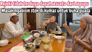 REJEKI TIDAK TERDUGA DAPAT SESUATU DARI SEPUPU || MASAK SEADANYA YG DIKULKAS KITA HABISKAN