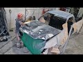 Preparação para Pintar Ford Courier Zetec Rocam Ano 2000 Retirar Espeto Massa Poliester@broficina