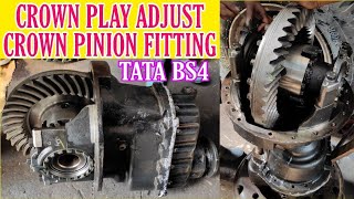 Crown Wheel Play Adjust & Crown Fitting Tata 2518c Bs3 ii Crown Fitting & Stting ii Mechanic Gyaan,
