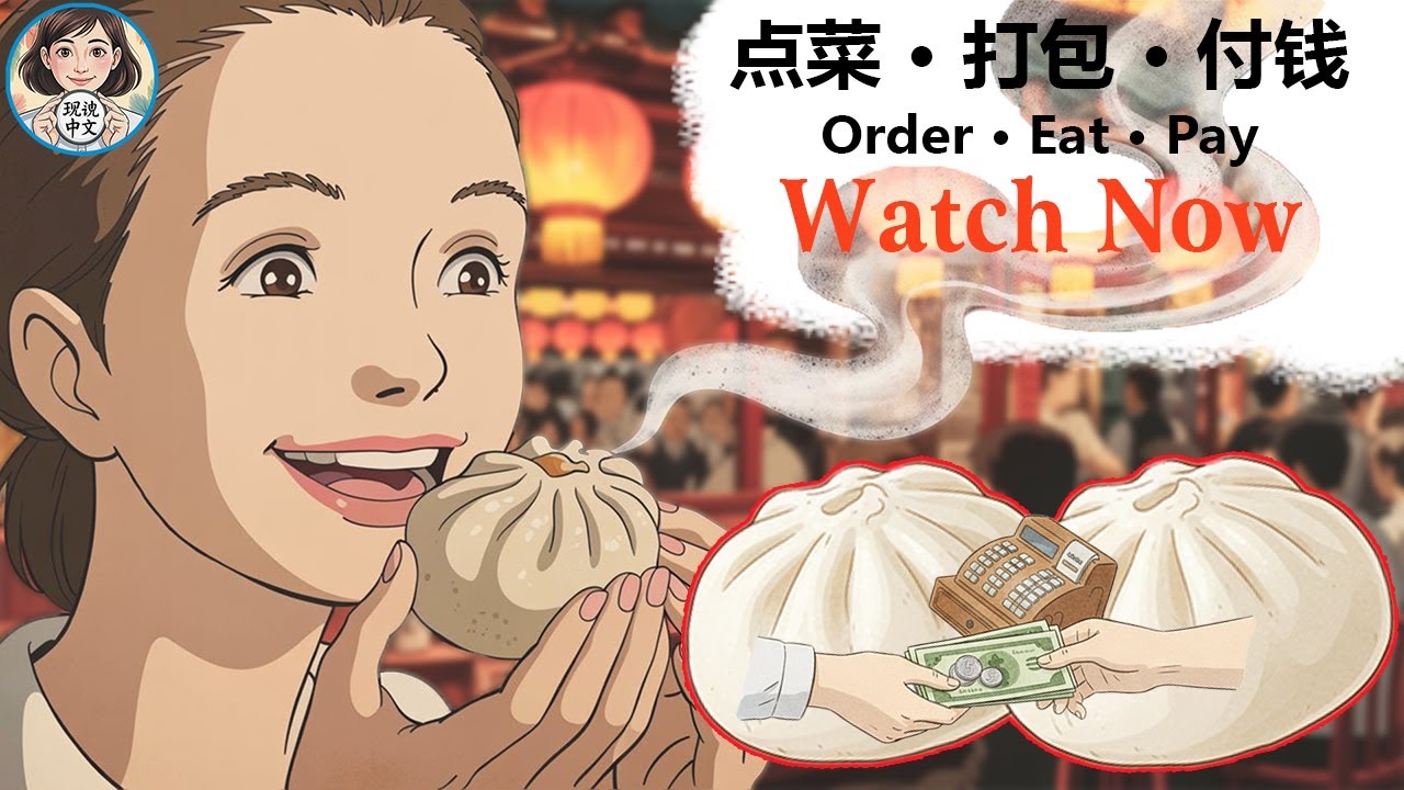 Order, Eat, Pay Short Mandarin Sentences for 点菜, 打包 & 付钱 at a Chinese Restaurant