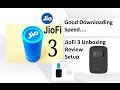 JioFi 3 full Unboxing Review and setup.