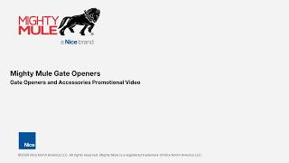 Mighty Mule Gate Openers and Accessories Promotional Video