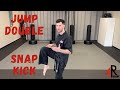 Rise Martial Arts - Jump Double Snap Kick