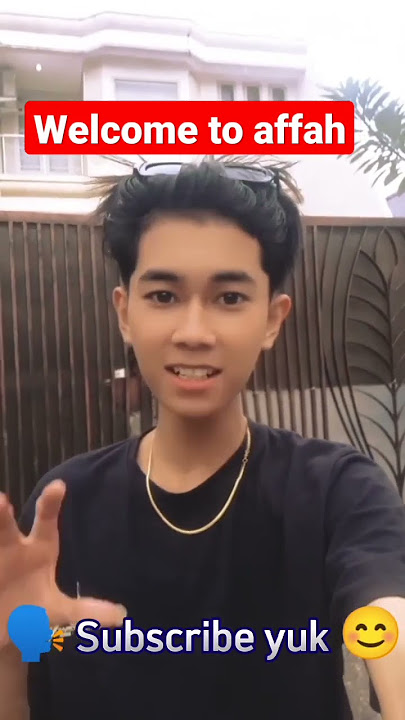 Kmu nanya siapa pemilik asli sound viral tiktok welcome to affah ? alif cepmek kasih tau nih #shorts