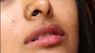 Actress Divi Vadthya Latest Lips And Face Closeup