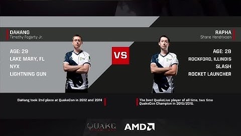 DaHanG vs rapha | QC 1on1 QWC QuakeCon 2017 [Quarterfinals]