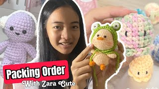 Packing Order With Me  Handmade Croche By Zara Cute