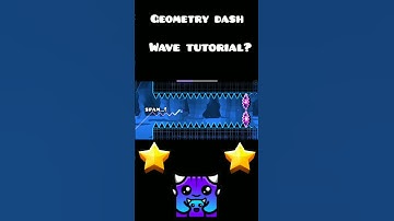 Wave tutorial? #geometrydash #shorts #tidalwave #jumpscare #wave #tutorial
