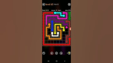 How to solve flow free (rectangle pack 10x12 level 65)