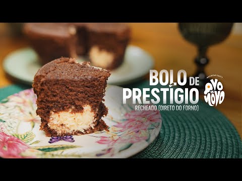Bolo de Prestígio Recheado (Direto do Forno) | Surpreendente