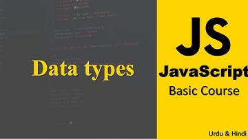 Data types in JavaScript | JavaScript Crash Course