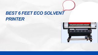 6 Feet Large Format Industrial Inkjet Printer | DX5 Eco Solvent Outdoor Flex Vinyl Printing Machine