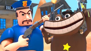 Sheriff Toadster Jeff Vs Barrys Prison? 3D Animation Roblox Garten Of Banban