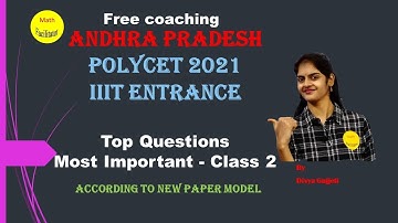 AP IIIT | RGUKT CET 2021| Most Important Questions - Part 2 |New pattern Questions