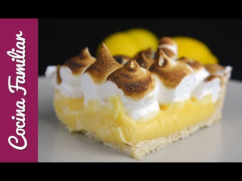 Lemon pie, tarta de limón con merengue. Recetas de tarta