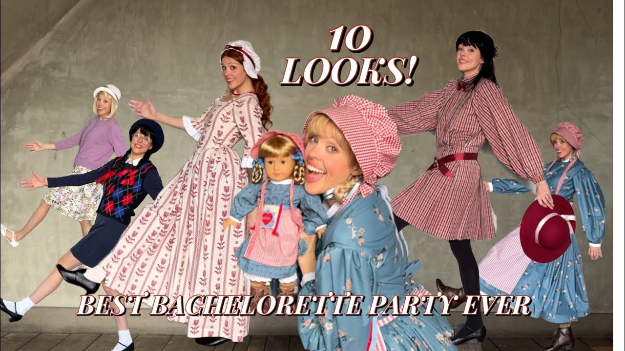 Making American Girl Costumes for THE BEST BACHELORETTE TRIP EVER!, on YouTube