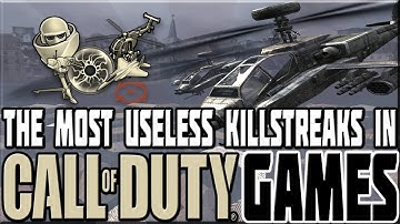 MOST USELESS KILLSTREAKS IN CALL OF DUTY GAMES!