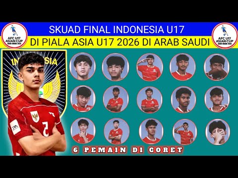 autospin77 x eos77 - RESMI 23 SKUAD FINAL❗inilah daftar 23 pemain skuad final timnas indonesia u17 di piala Asia u17 2026
