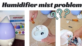 how to clean humidifier/certeza Humidifier not working No Mist blowing out How to Fix