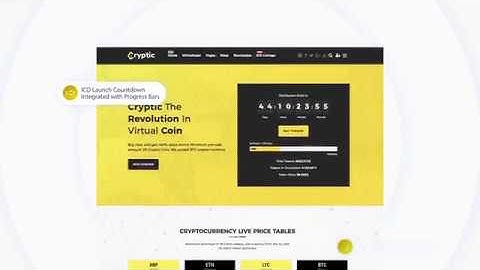 Cryptic - Cryptocurrency WordPress Theme