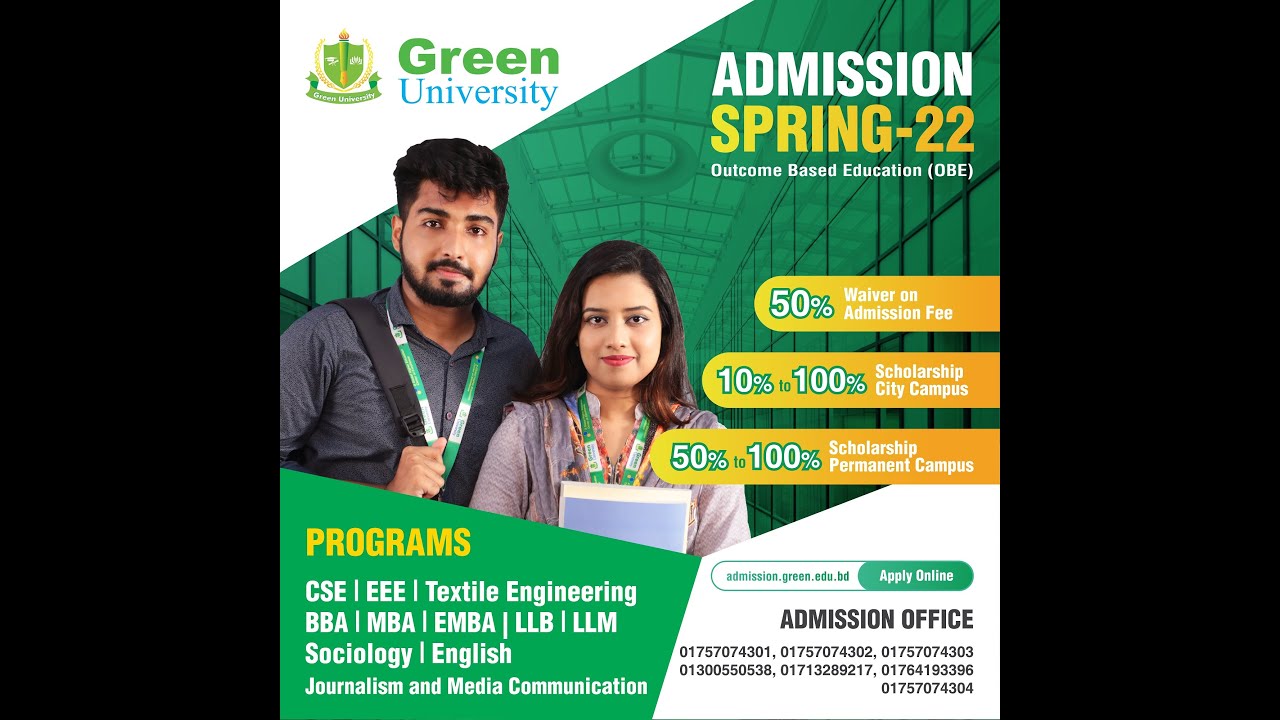 Admission Open | Spring 2022