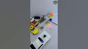 ESP32 Automatic Gate Project | IR Sensor + LEDs + Servo Motor#ESP32 #IRSensor #SmartGate #TollGate