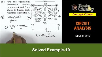 Class 12 Physics | Circuit Analysis | #17 Solved Example-10 on Circuit Analysis | For JEE & NEET