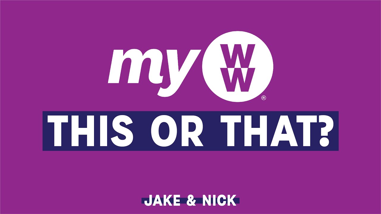 myWW This or That | Life on myWW Purple