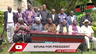 Breaking   Luhya Council Of Elders Have Endorsed Edwin Sifuna To Run For Presidency