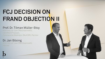 The FCJ decision FRAND Einwand II (2021)