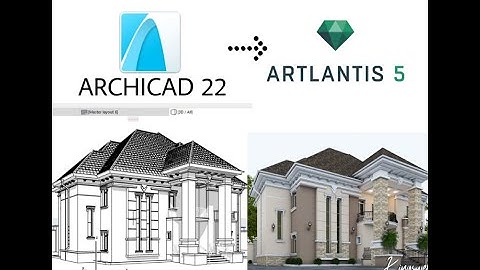 How to Export Archicad 22 file to Artlantis studio 5 in less than 2 minutes